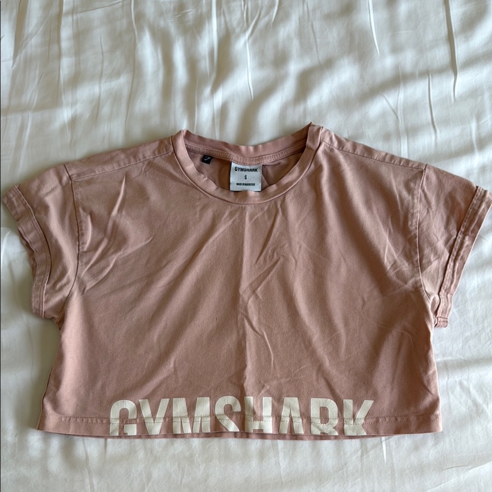 Gymshark Pink Cropped Top